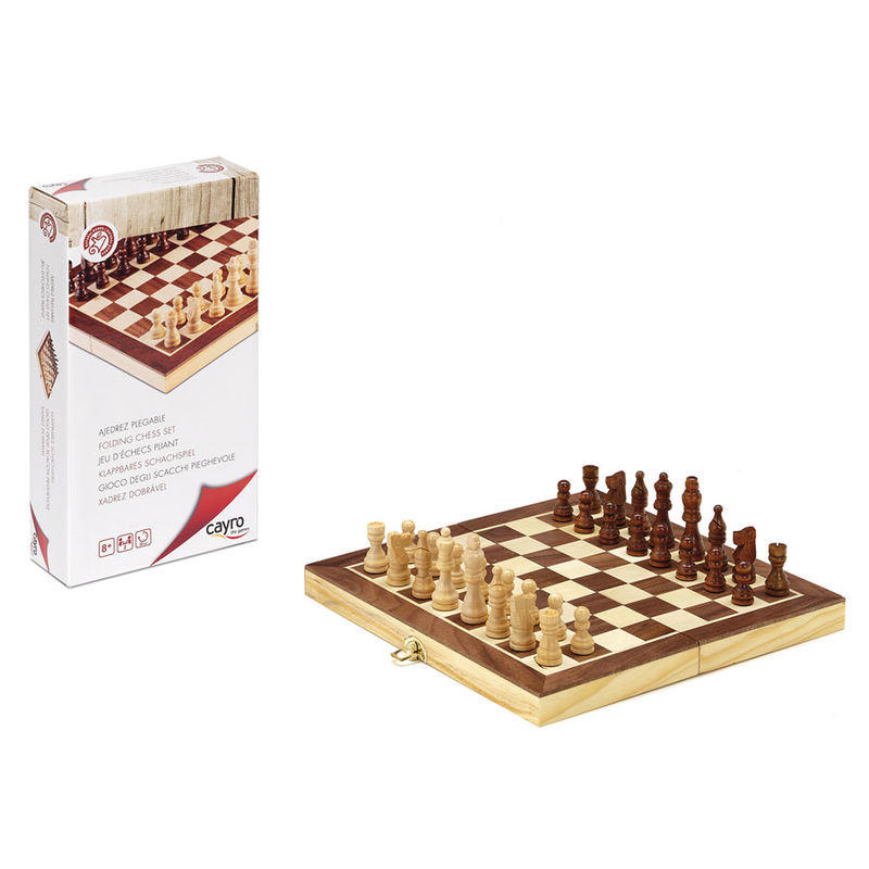 Foldable inlaid chess