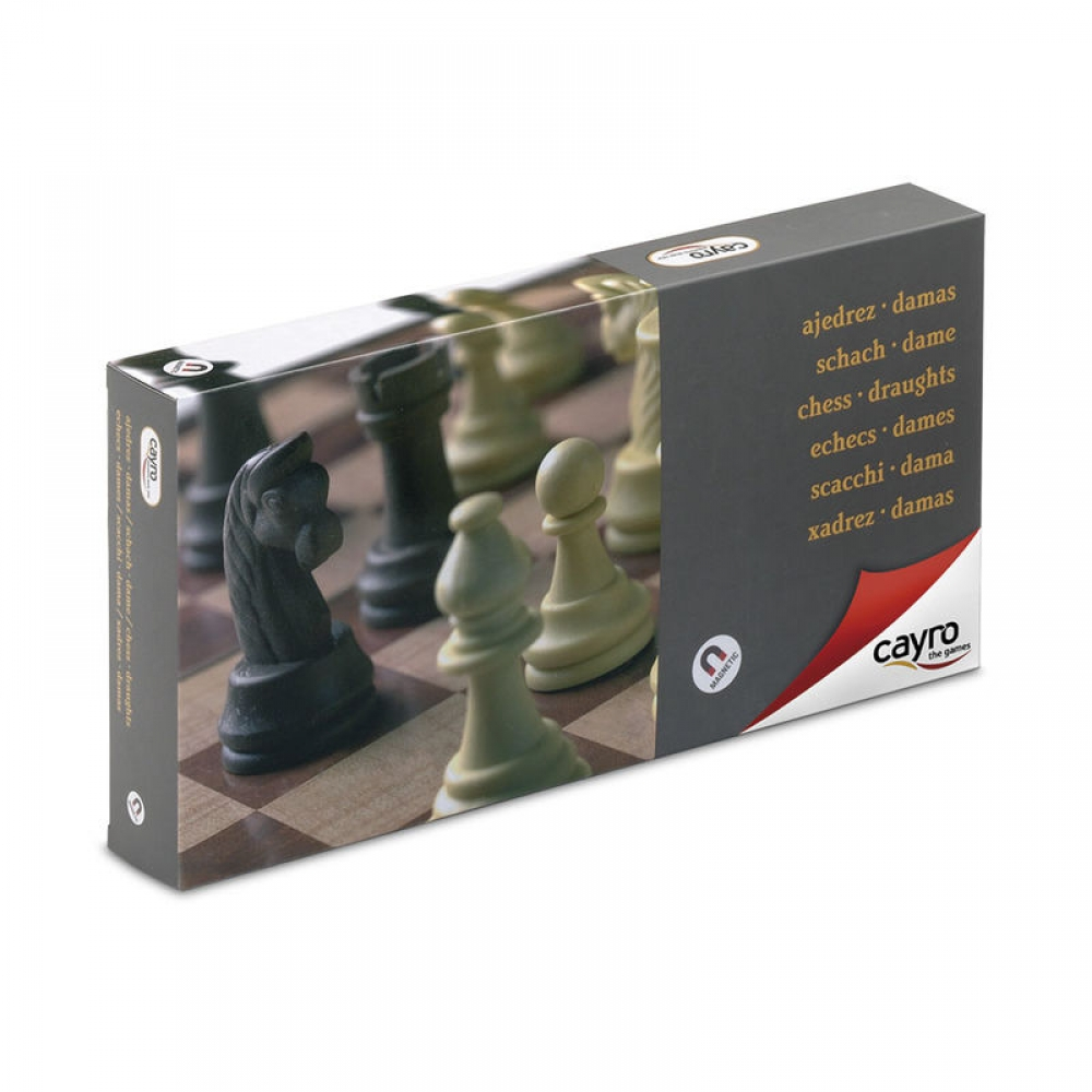 Magnetic chess and draughts