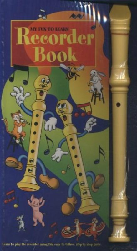 Recorder book blue cover