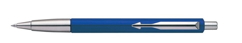 خودکار آبی گیره کروم pk vector standard