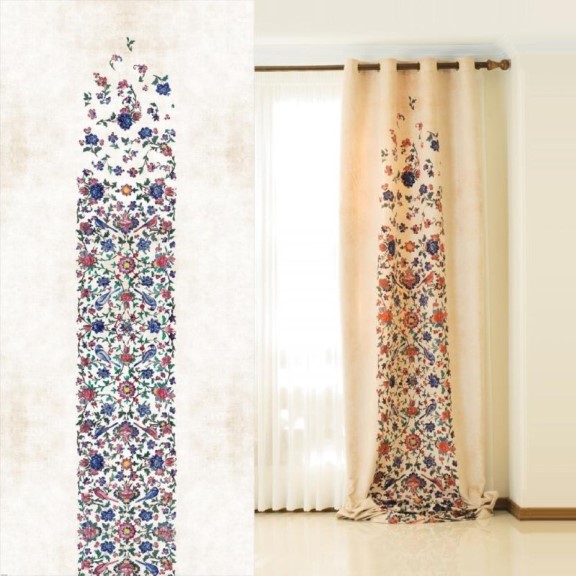 پرده پارچه‌ای 140 در 300