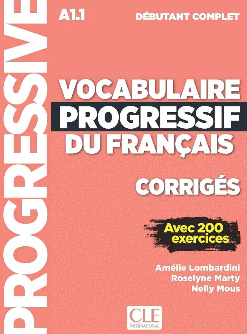 Vocabulaire Progressif Du Francais A1-1 Debutant Complet