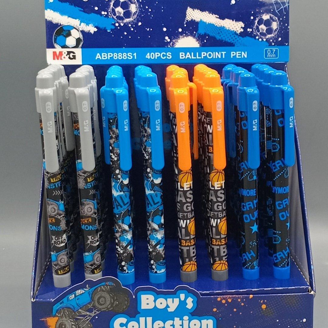 خودکار آبی BOYS COLLECTION  کد ABP888S1